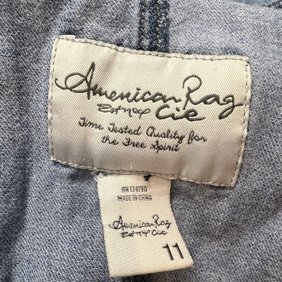 American Rag Jean Short Overalls - Picture 2 of 8